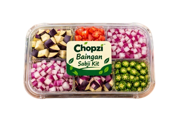 Fresh vegetables for Baingan Sabji Kit