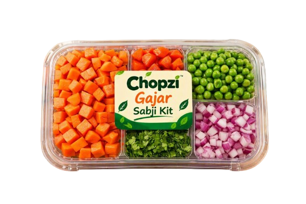 Fresh vegetables for Gajar Sabji Kit