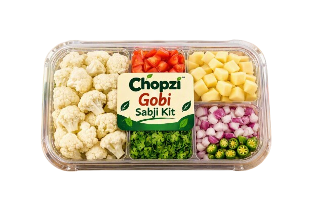 Fresh cauliflower for Gobi Sabji Kit